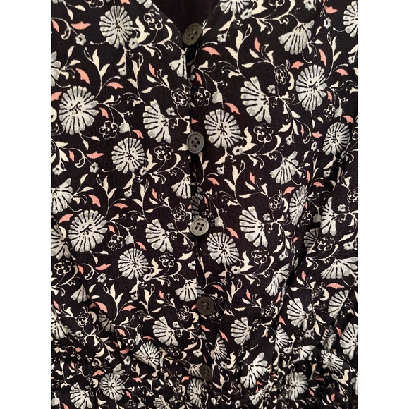 New Loft Tie Waist Romper with Cut-Out Detail - Picture 4 of 5